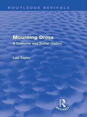 cover image of Mourning Dress (Routledge Revivals)